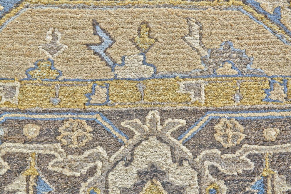 Weave & Wander Albemarle Rug, Dark Gray/Charcoal, 5'6"x8'6"