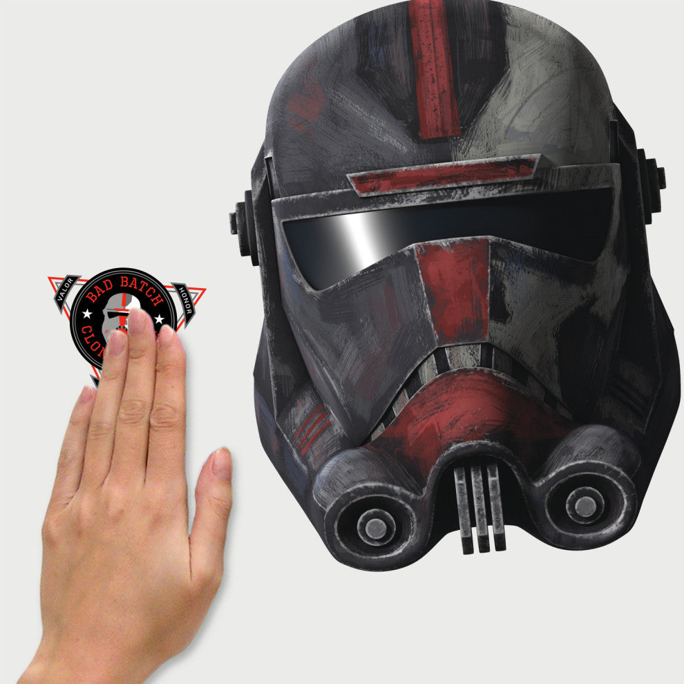 Bad Batch Helmets Peel and Stick Giant Wall Decal