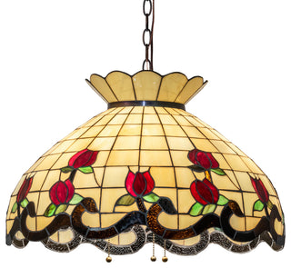 23 Wide Roseborder Pendant