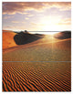 Sahara Desert At Sunset, Landscape Triptych Canvas Art Print, 28x36, 3 Panels