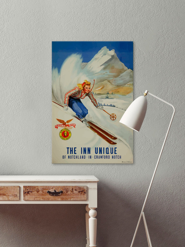 "The Inn Unique" Painting Print on Wrapped Canvas, 12"x18"