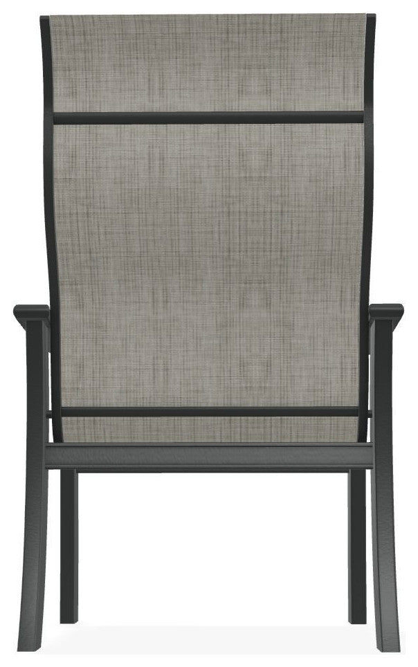 St. Catherine Sling Outdoor Armchair, Smoke/Graphite