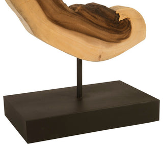 Creature Sculpture on Stand, Natural