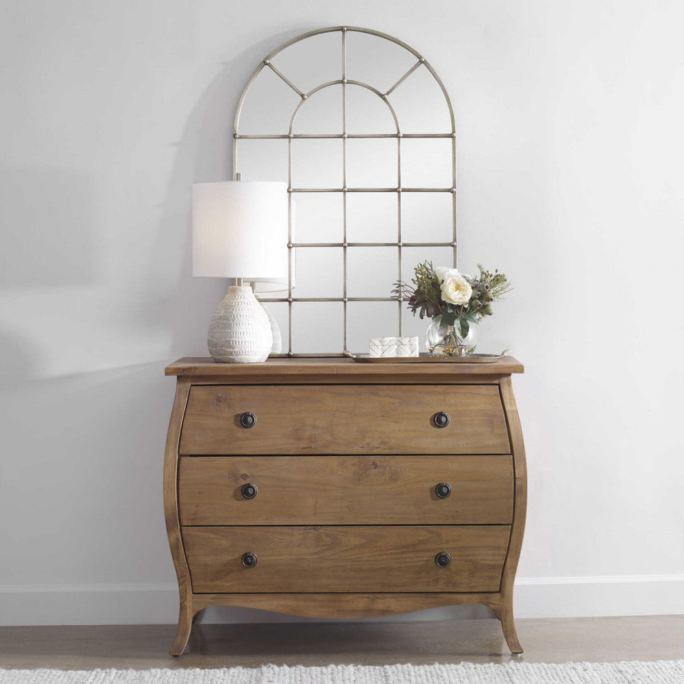 Elegant 44" Palladian Arch Wall Mirror