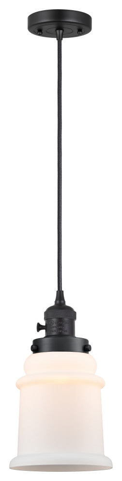 INNOVATIONS 201CSW-BK-G181 1-Light Mini Pendant Matte Black