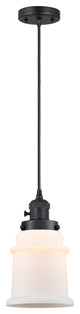 INNOVATIONS 201CSW-BK-G181 1-Light Mini Pendant Matte Black