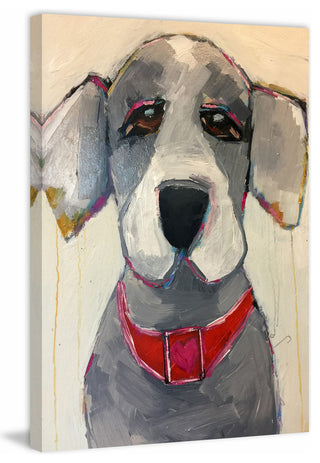 "Devoted Friend" Painting Print on Wrapped Canvas, 24"x36"