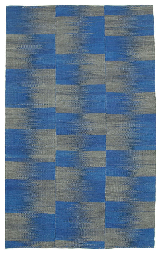 Rug N Carpet - Hand-knotted Oriental 6' 6'' x 10' 7'' Unique Wool Kilim Rug