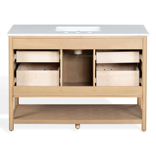 Safavieh Couture Jaylessa Vanity, Natural/White, 48In