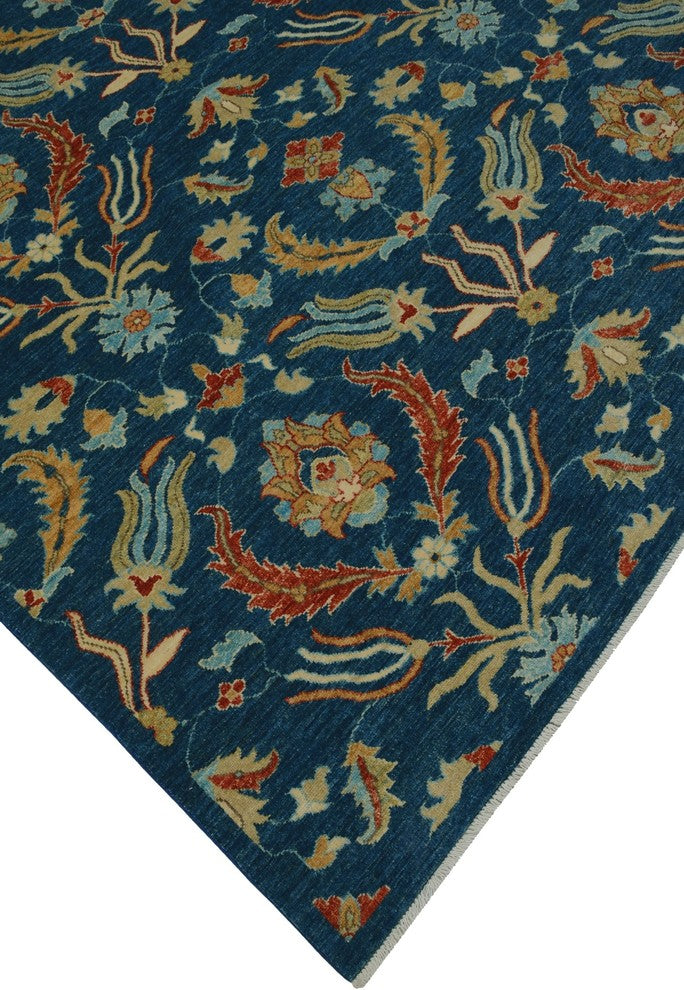 Aria Fine Chobi Pierce Blue Rug