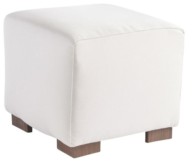 Small Square Cocktail Ottoman, Sand