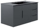 Vitality 36" Bathroom Vanity, Gray Black