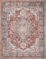 Loloi II Cassandra Rust / Multi 18" X 18" Swatch Area Rug
