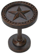Star Drapery Medallion, Mahogany