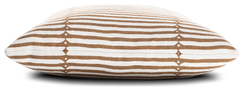 Sincerity Caramel Indoor/Outdoor Performance Pillow, 20"x20"