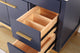 42" Tennant Brand Modern Style Navy Blue Beatrice Vessel Sink Bathroom Vanity