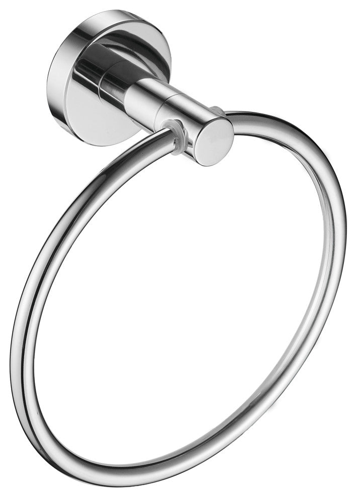 Ucore Towel Ring With Mounting Hardware, Brushed Stainless