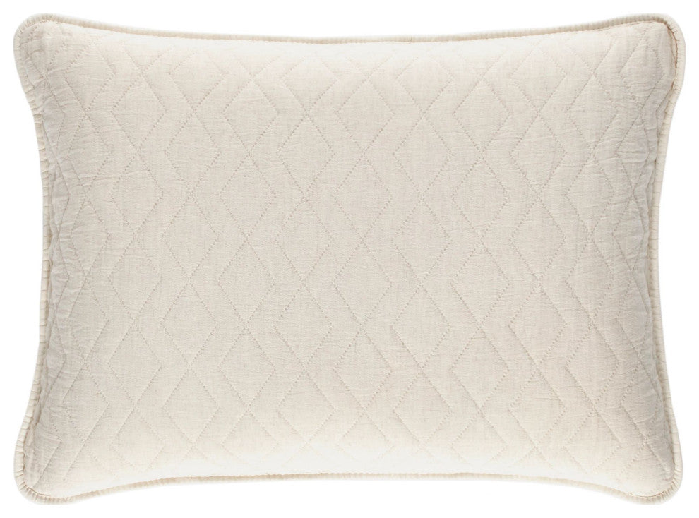 Birdie Natural Quilted Sham