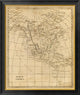 "North America, 1812" Framed Canvas Giclee by Aaron Arrowsmith, 29x34"