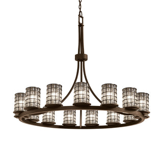 DAKOTA 15-Light 1-Tier Ring Chandelier