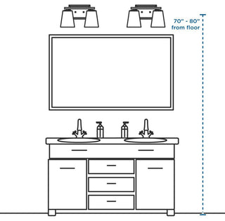 Hansford Collection Two-Light Bath & Vanity