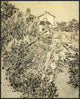 "The Flower Garden" Framed Canvas Giclee by Vincent Van Gogh, 33x41"