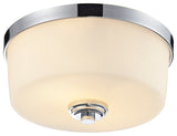Lamina 2 Light Flush Mount, Chrome