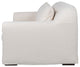 Las Vegas 86"W Upholstered Slipcover Sofa, Linen Ivory