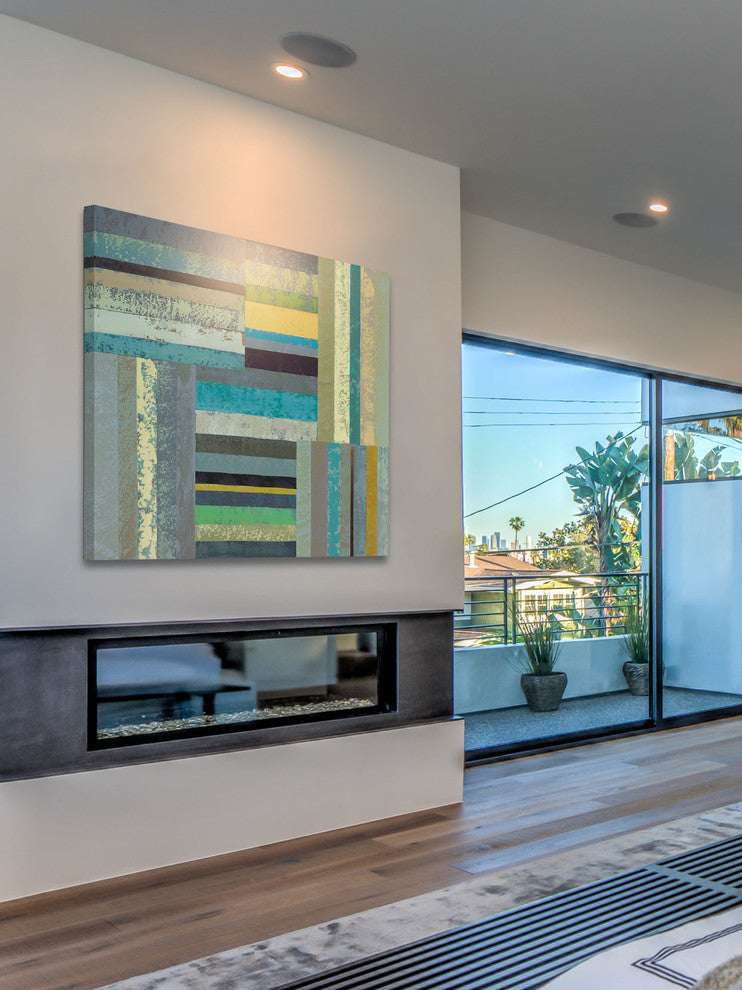 "Midnight II" Painting Print on Canvas by Julie Joy