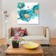 "Aqua Trio I" by Vanessa Austin, Canvas Print, 26x26"