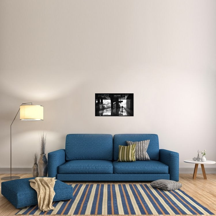 "Empty" Framed Canvas Giclee by Angela Muliani Hartojo, 31x18"