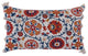 Orange Machine Woven with Tassels Dumaine Throw Pillow, 16" x 26"
