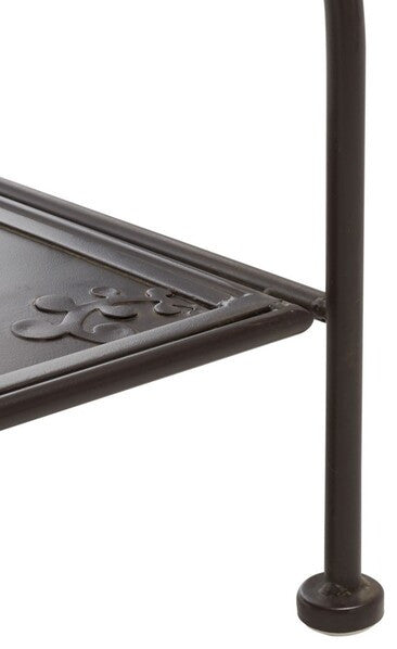 Safavieh Tyrique 4 Tier Shelf Unit, Rustic Brown