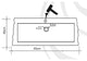 Seagrass Limestone Rectangular Sink Honed & Hand-Chiseled (W)18" (L)21.4"(H)4"