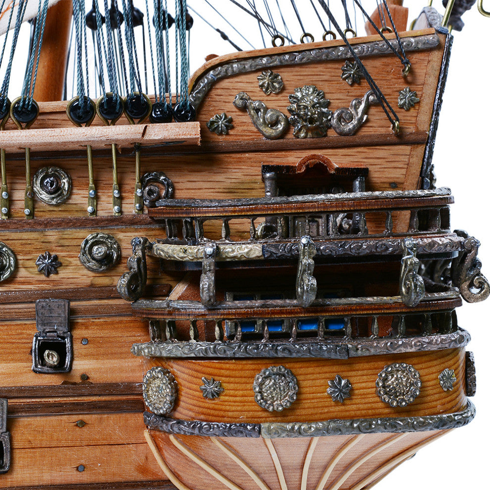 San Felipe Medium Museum-quality Fully Assembled Wooden Model Ship