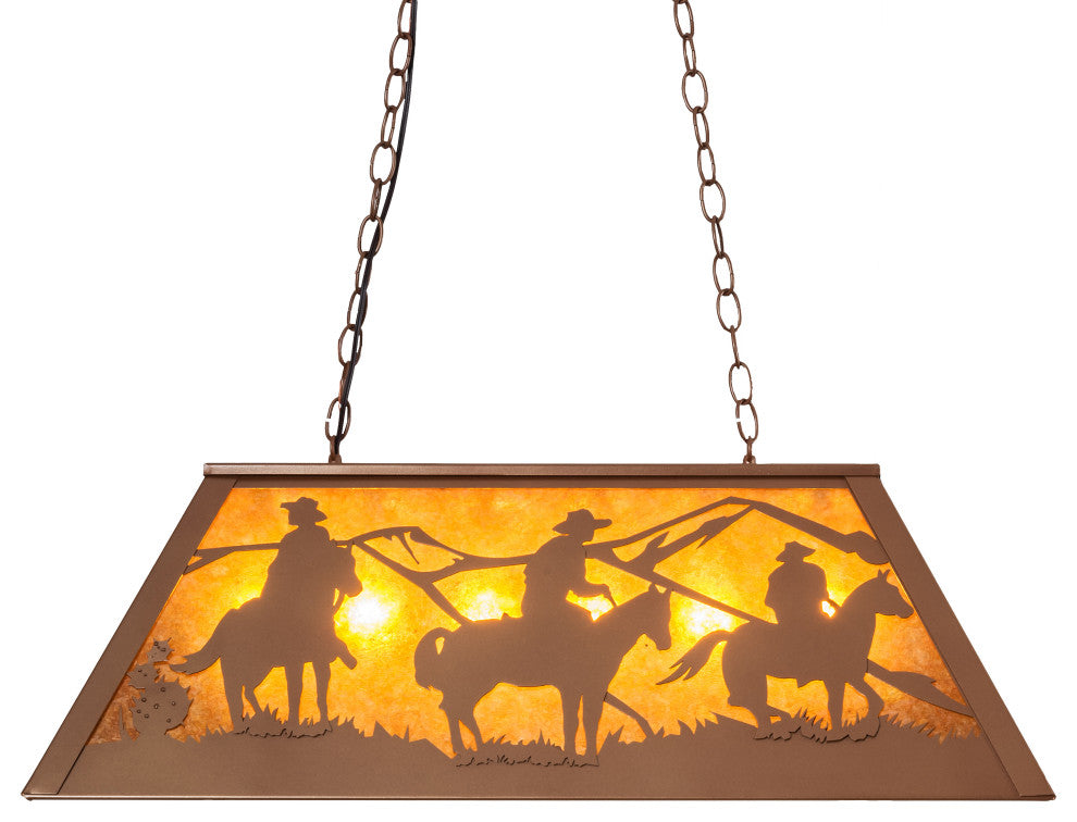 33 Long Rustlers Oblong Pendant