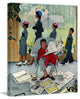 "Sunday Morning" Painting Print on Canvas by Norman Rockwell
