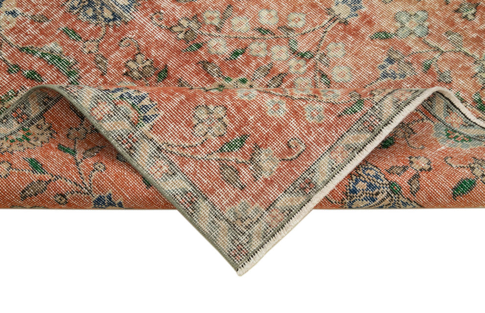 Rug N Carpet - Handmade Anatolian 3' 9" x 7' 1" Antique Small Area Rug