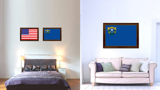 Nevada State Flag Canvas Print, 19"x27"