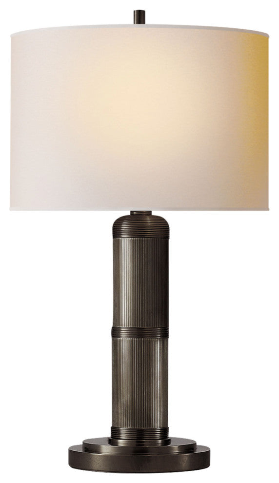 Hand-Rubbed Modern Table Lamp | Andrew Martin Longacre, Black, Small
