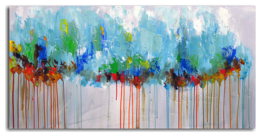 "Through The Forest" Original Painting On Canvas