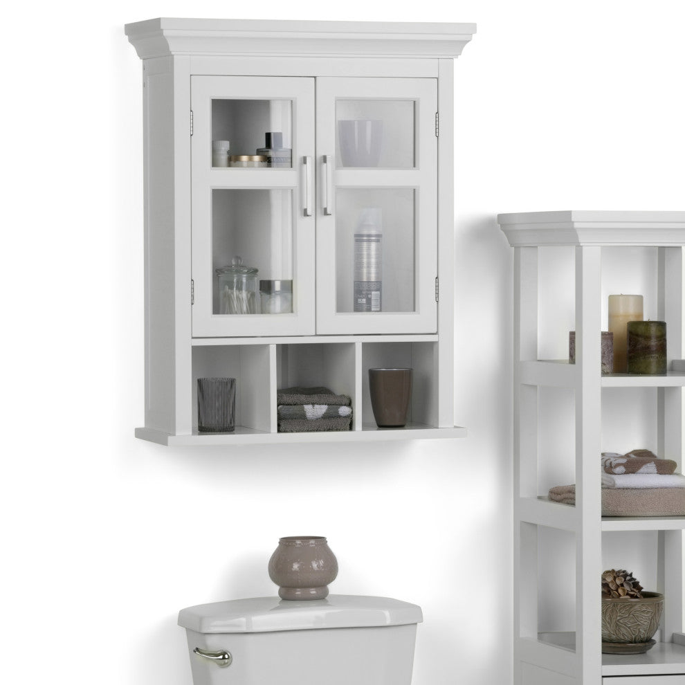Avington Two Door Wall Cabinet With Cubbies