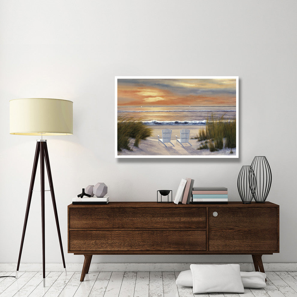 "Paradise Sunset" Digital Paper Print by Diane Romanello, 50"x34"