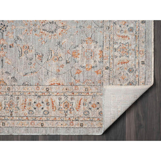 Manor Sarouk Area Rug - Silver, 3'x4'11"