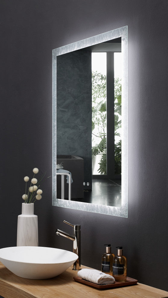 Frysta LED Frameless Mirror, 24"