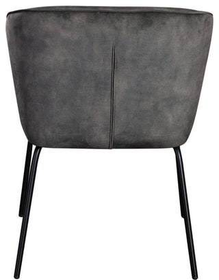 Avery Set of (2) Dining Chairs in Textured Grey Velvet by Diamond Sofa