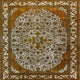 Ahgly Company Indoor Square Mid-Century Modern Area Rugs, 7' Square