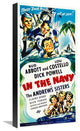 "Abbott & Costello - In The Navy" Canvas by Hollywood Photo Archive, 11x22"