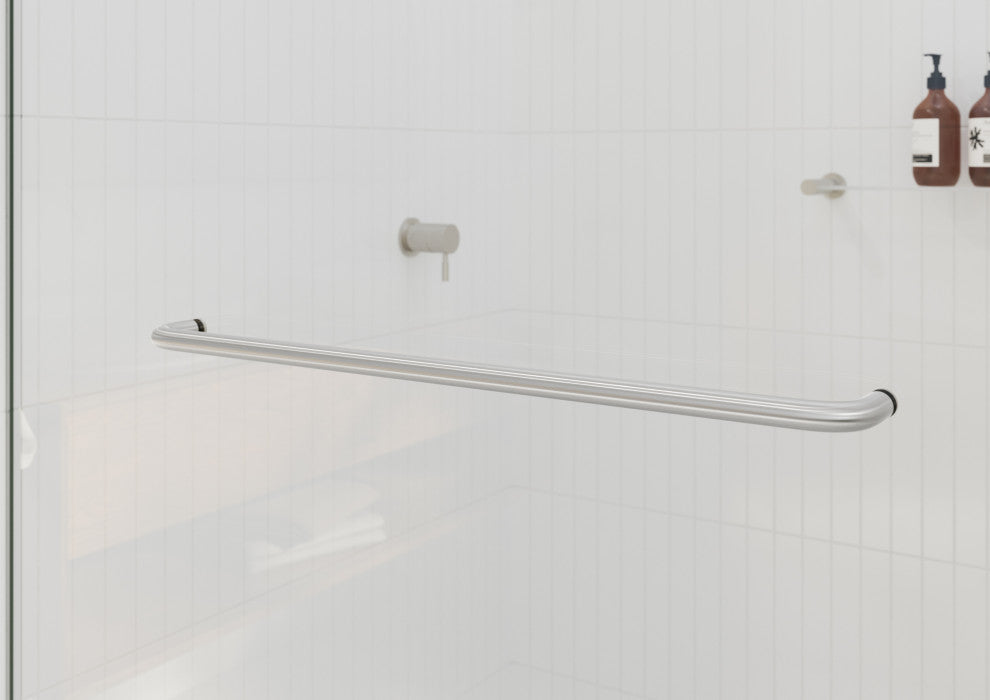 Polaris 60 in. x 78 in. Sliding Bypass Shower Doors, Brushed Nickel