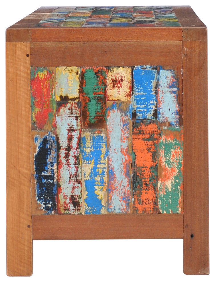 Dresser / Buffet with 6 Drawers made from Recycled Teak Wood Fishing Boats